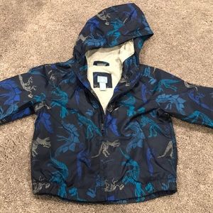 Gap lightweight dinosaur fossil jacket